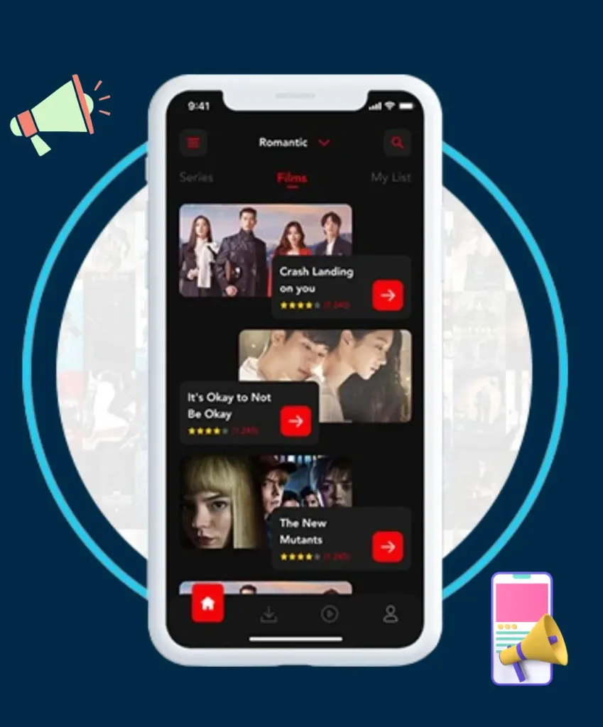 On Demand Video Streaming App Development